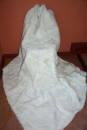 Lammfelldecke Schneeflocke Naturweiß geschoren 210x160cm